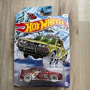 Hot wheels Red 2008 Lancer Evolution Car